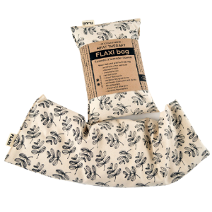 Flaxseed and Lavender heat therapy bag - (Charcoal Foliage)