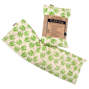 Flaxseed and Lavender heat therapy bag - (Chartreuse Green)